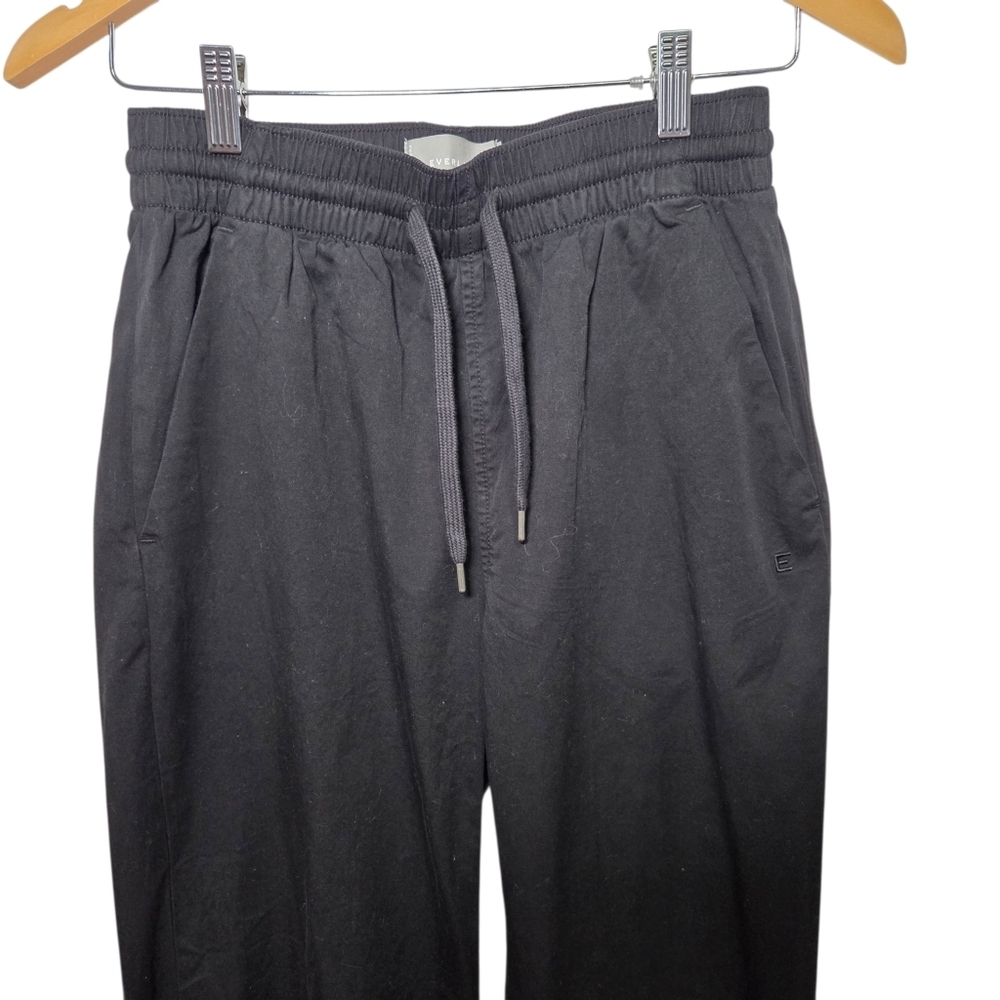 Everlane The Easy Joggers Pants Organic Cotton Black Small NWT - Picture 7 of 13